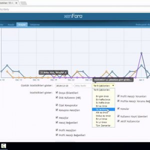 XenForo Admin Panel Forum İstatistikleri Kullanımı